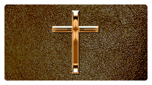 DSC700 510 CP SH BR Copper Single Cross Shimmer Brown Background